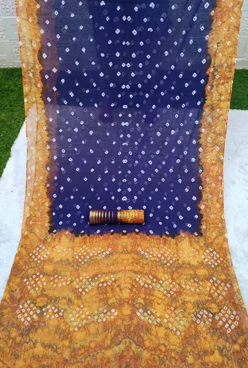 *🧶VEDANSHI Bandhni new Saree Catloge *

💯Percent Same as photos
Very good Quality👌👌

*👗Fabric - uploaded by Divya Fashion on 5/19/2023