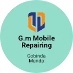Business logo of G.m mobile repairing centre