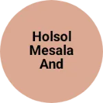 Business logo of Holsol mesala and perchun
