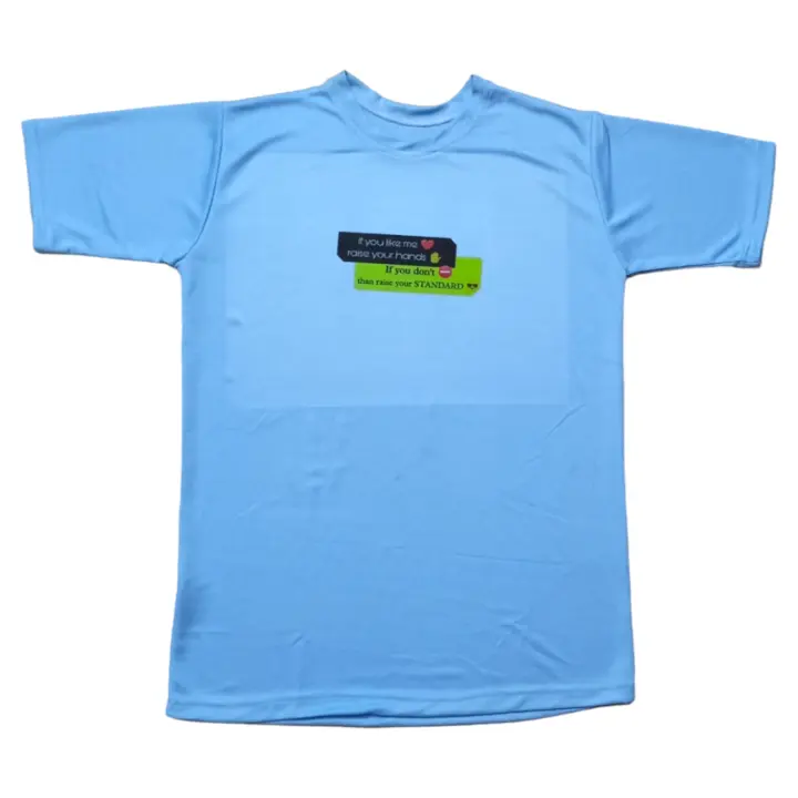 Sky Blue printed t-shirt for men  uploaded by Jyoti fashions on 5/19/2023
