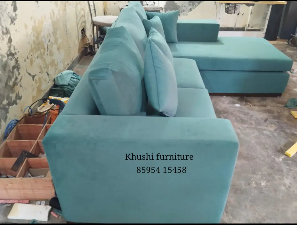 L shape sofa  uploaded by Khushi furniture on 5/19/2023