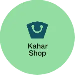 Business logo of Kahar shop