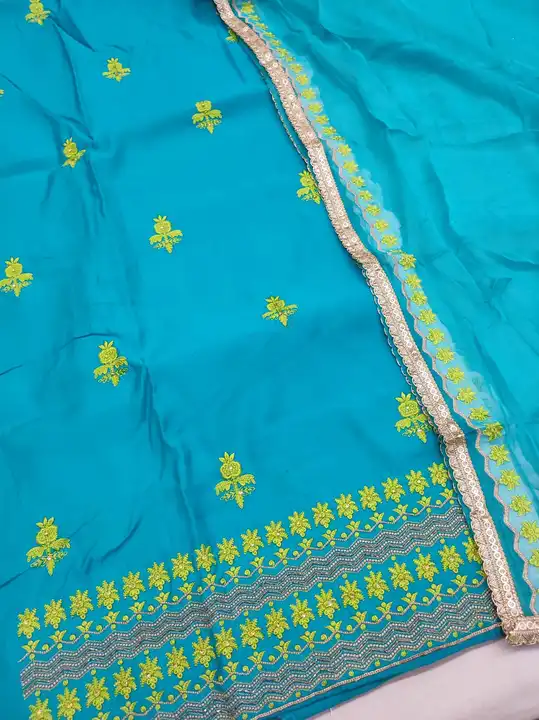 Masleen cotton suit with pure dupatta rate  uploaded by Manish sales on 5/19/2023