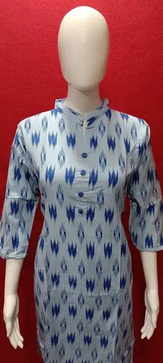 Cotton kurti with bottom pant. Hi uploaded by G V CREATION on 5/19/2023