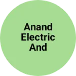 Business logo of Anand Electric and services Co.
