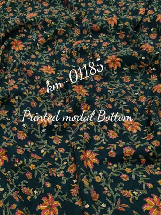 Km-01185

*Pure Modal suit*

🎀Rich Quality fabric pure Modal Silk print highlighted with foil print uploaded by business on 3/10/2021
