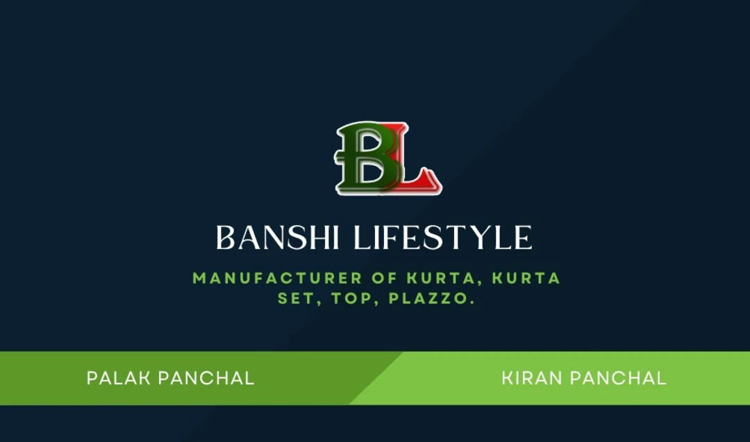 Visiting card store images of Banshi Lifestyle