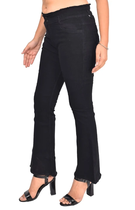 Women boot cut jeans  uploaded by Prabhat jeans on 5/19/2023