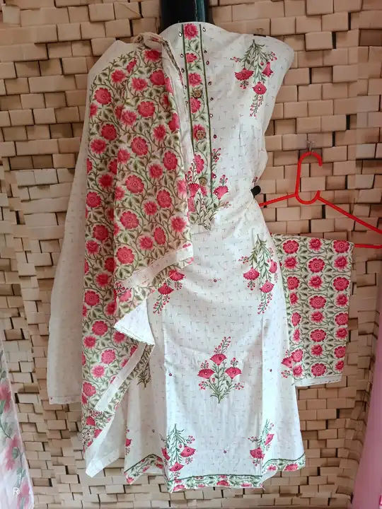 *GULAB SUITS*
*KHADI COTTON DRESS PIECE* uploaded by business on 5/19/2023