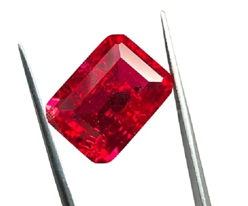 Sanklap Gems माणिक रत्न ओरिजिनल लाल याक़ूत सुर्ख रंग माणिक रूबी स्टोन Red Stone Ring Rashi Ratan Mani uploaded by Sankalp gems on 5/19/2023
