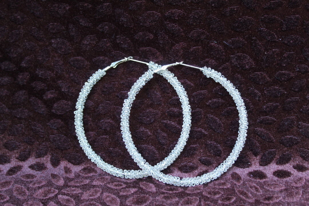 Beaded ring earings  uploaded by business on 3/10/2021