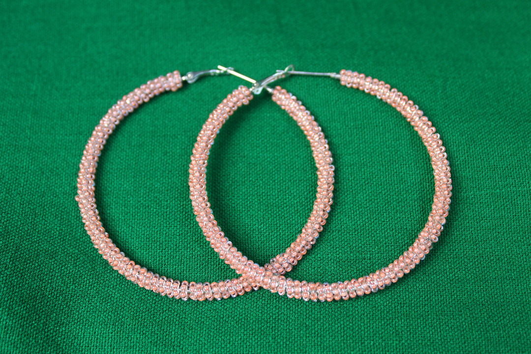 Beaded ring earings  uploaded by business on 3/10/2021