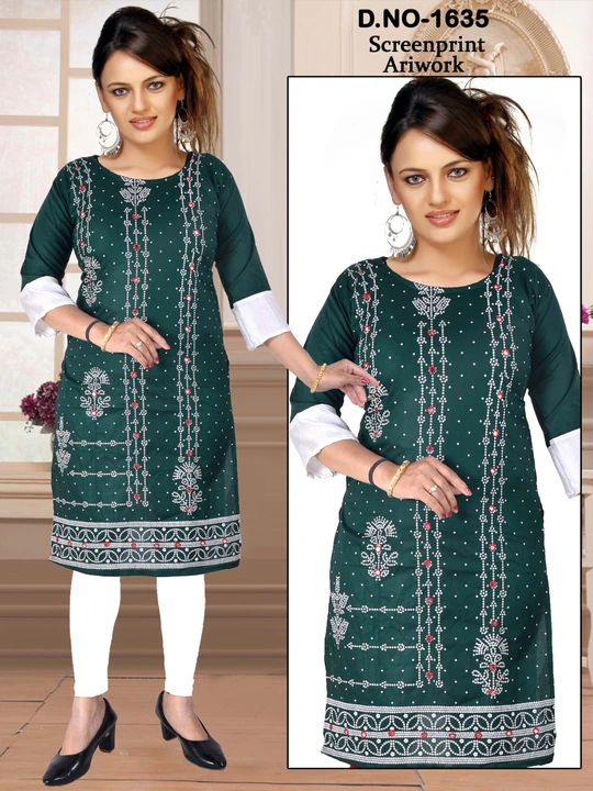 Ryon kurties  uploaded by Shree Ambica Apparels on 5/19/2023