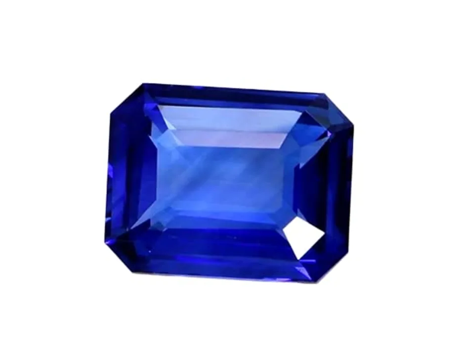 Sankalp Gems 8.20 Ratti A1 Rated Sri Lanka Blue Sapphire Stone Super Fine Cut Emerald Shape Neelmani uploaded by business on 5/19/2023