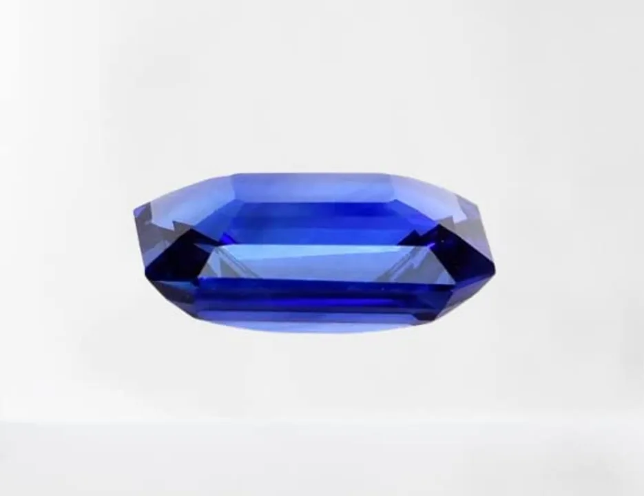 Sankalp Gems 8.20 Ratti A1 Rated Sri Lanka Blue Sapphire Stone Super Fine Cut Emerald Shape Neelmani uploaded by Sankalp gems on 5/19/2023