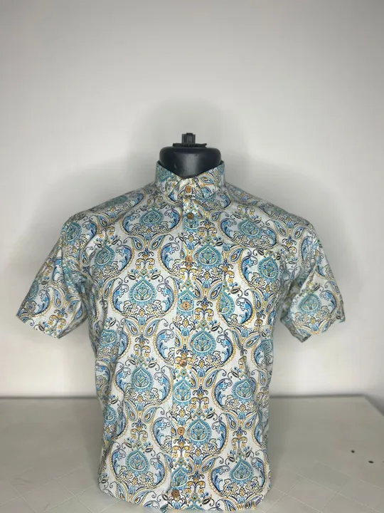 Sanganeri print shirts 60-60 pure cotton, standard size uploaded by business on 5/19/2023