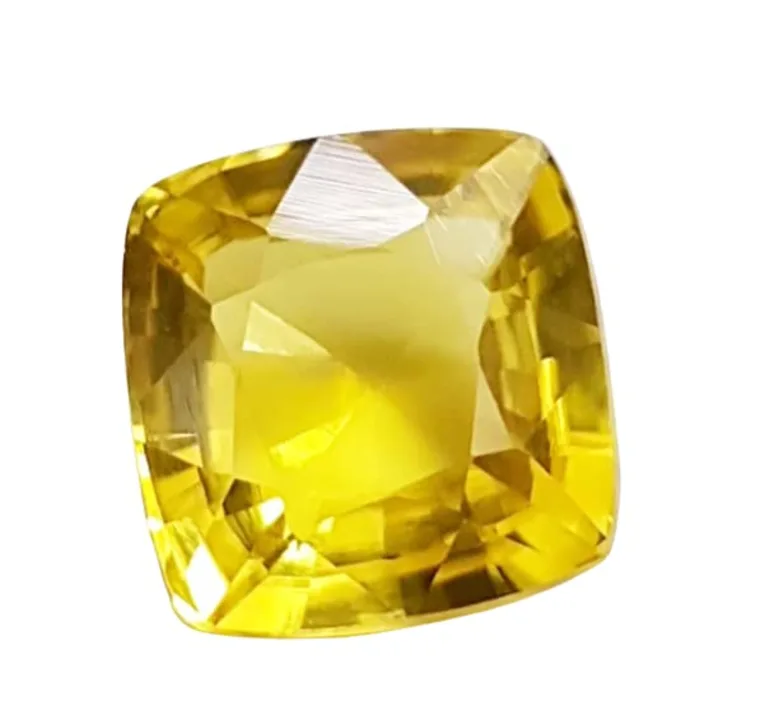 Post image Sankalp Gems Natural Yellow Sapphire (Pukhraj) 7 Ratti Original Certified Ceylon Mined Energized Loose Gemstone