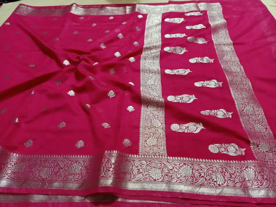 Banarasi waam silk saree  uploaded by business on 5/19/2023