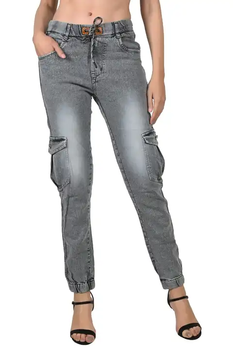 Women cargo jeans  uploaded by Prabhat jeans on 5/19/2023