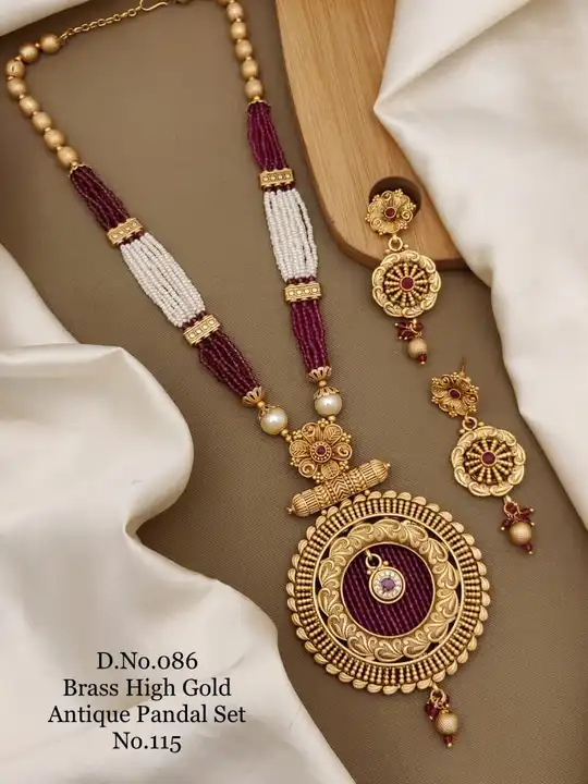 Post image Hey! Checkout my new product called
 moti Mala neckless.
