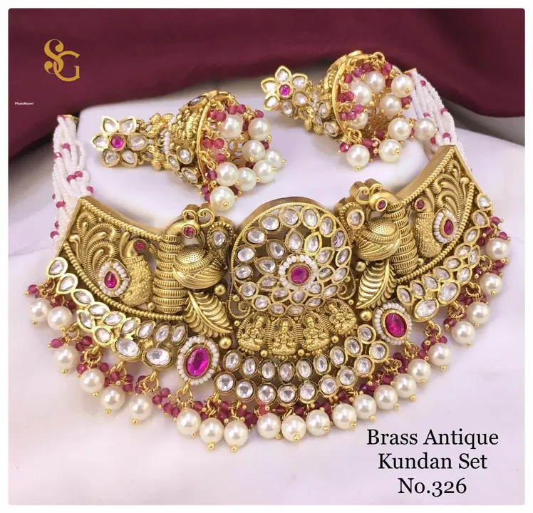 Heavy neckless uploaded by Shree krishna fution collection on 6/2/2024