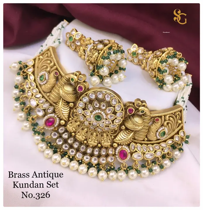 Heavy neckless uploaded by Shree krishna fution collection on 5/19/2023