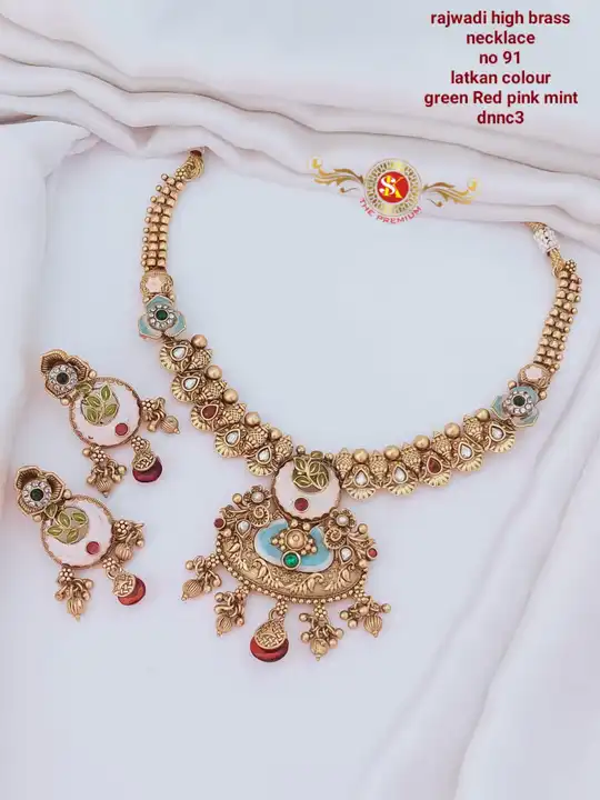 Short neckless uploaded by Shree krishna fution collection on 6/2/2024