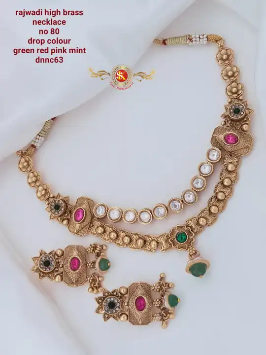high gold neckless uploaded by Shree krishna fution collection on 6/2/2024