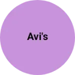 Business logo of Avi's