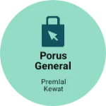 Business logo of Porus General Stores