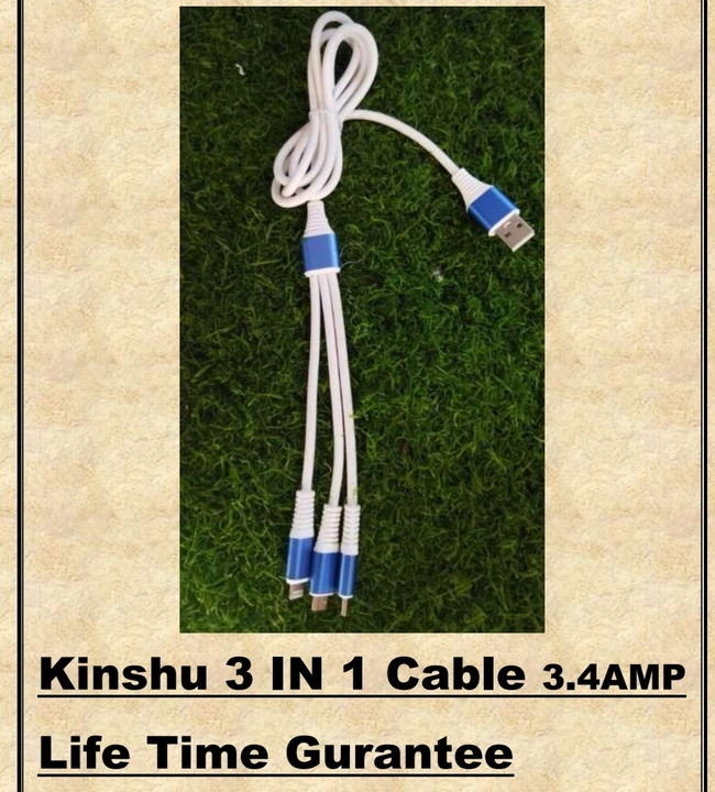 Kinshu 3 in 1 cable uploaded by business on 5/19/2023