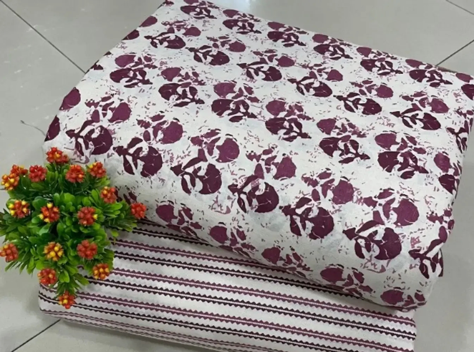 Jaipuri Soft Cotton Top & Bottom Sets..  uploaded by Zihiki Bazar  on 5/19/2023