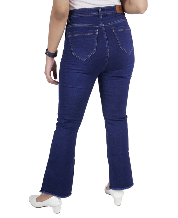 Blue Denim High waist Bell bottom  uploaded by White Girl Trading on 5/19/2023