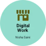 Business logo of Digital work