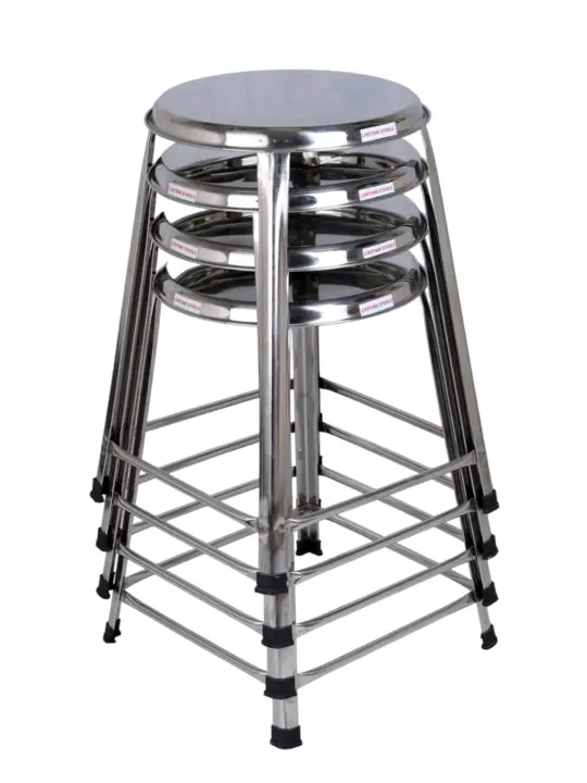 16 Inch Stainless Steel Stool Stackable Design  uploaded by Lifetime Stools on 5/19/2023