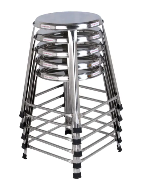 21 Inch Stainless Steel Stool Stackable Design  uploaded by Lifetime Stools on 5/19/2023