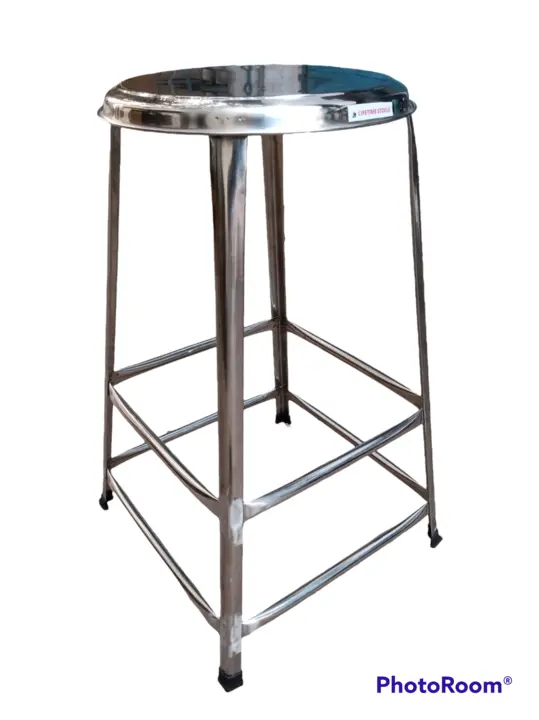 27 Inch Stainless Steel Stool Stackable Design, Double Foot Step  uploaded by business on 5/19/2023
