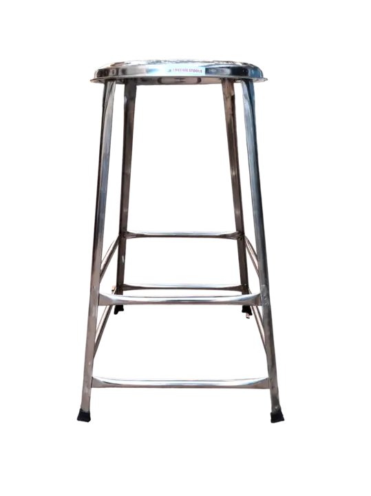 2.5 foot Stainless Steel Stool Stackable Design  uploaded by business on 5/19/2023