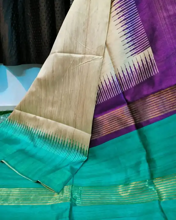 Soft TUSSAR silk sarees uploaded by VARDHAK COLLECTION  on 5/19/2023