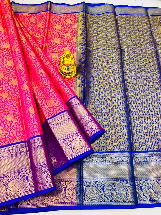 Handloom pattu weaving silk saree uploaded by VARDHAK COLLECTION  on 5/19/2023