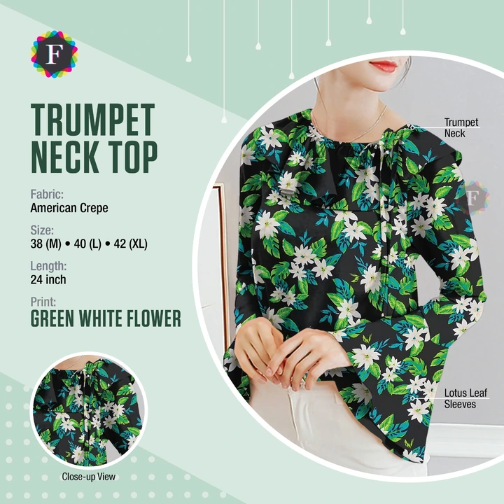 Trumpet neck top uploaded by Rise earth india on 5/19/2023