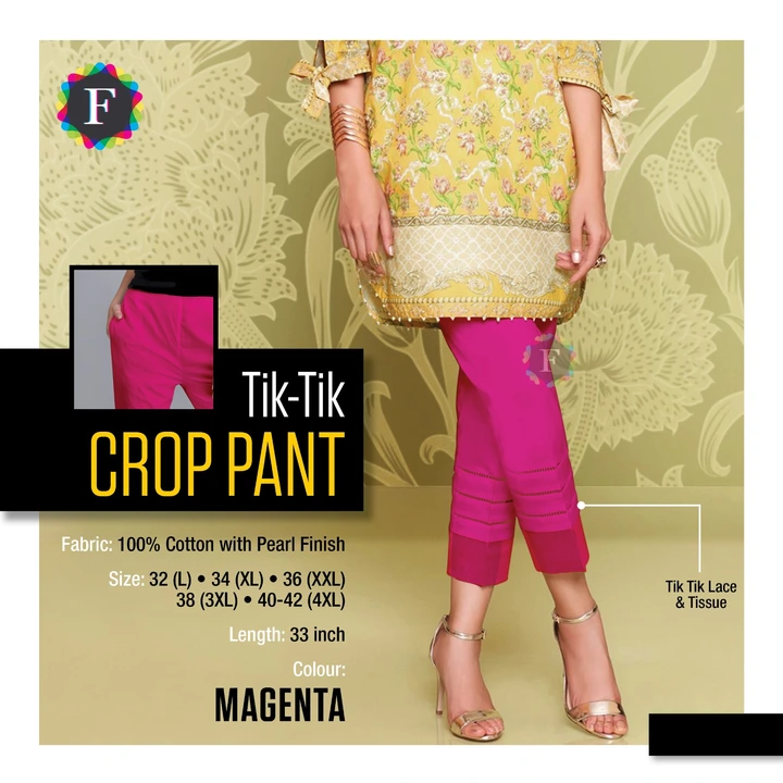Crop pant uploaded by Rise earth india on 5/19/2023