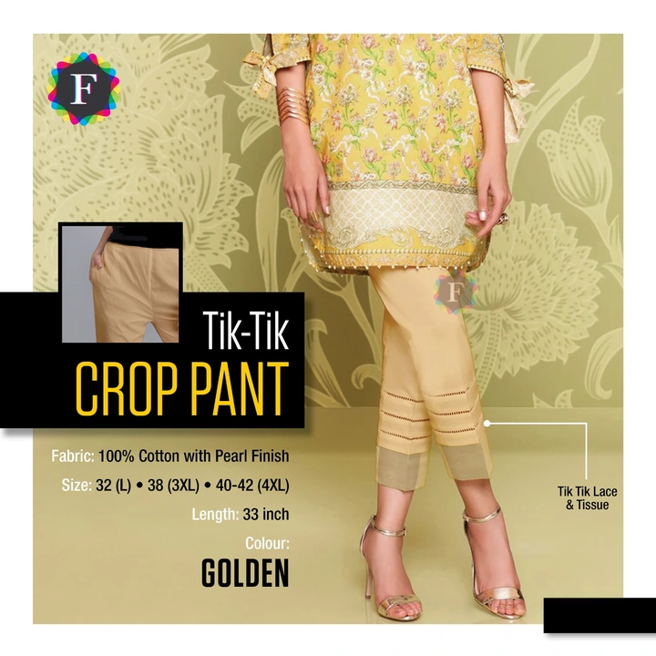 Crop pant uploaded by Rise earth india on 5/19/2023