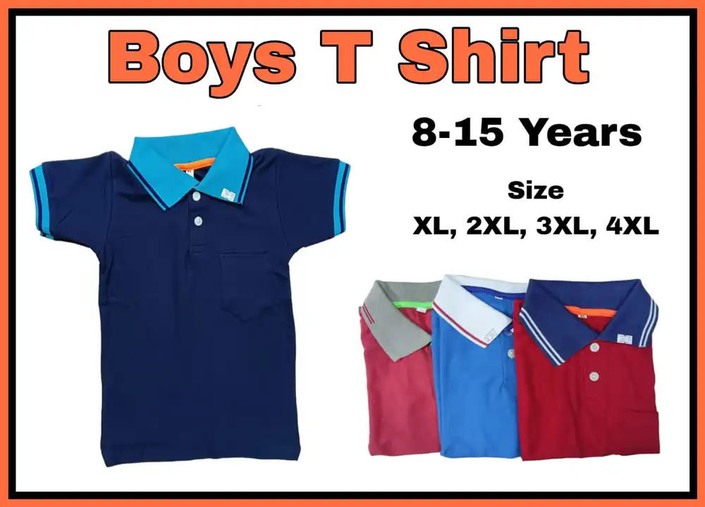 Boys T shirt ( 8 to 15 years) uploaded by Falcon enterprises on 5/19/2023