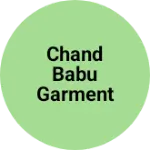 Business logo of Chand Babu garment wholesale