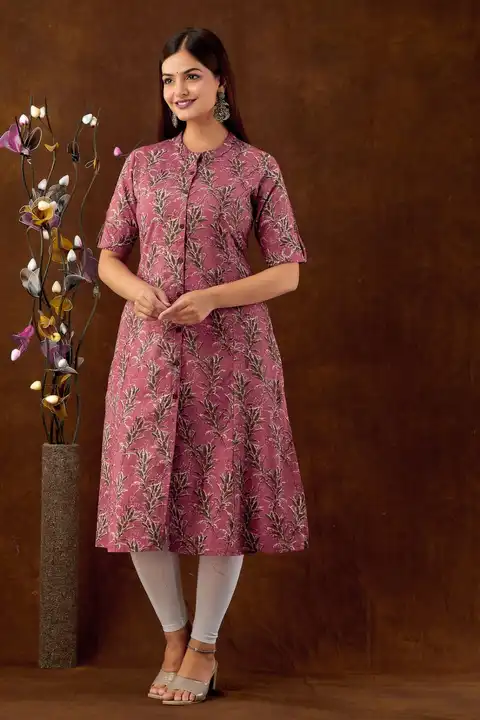 • *ARTICLE DETAILS*

•  *Princess Cut Aline Kurta*
• *Both Side Pocket, wooden Button on Chest And S uploaded by Saiba hand block on 5/19/2023