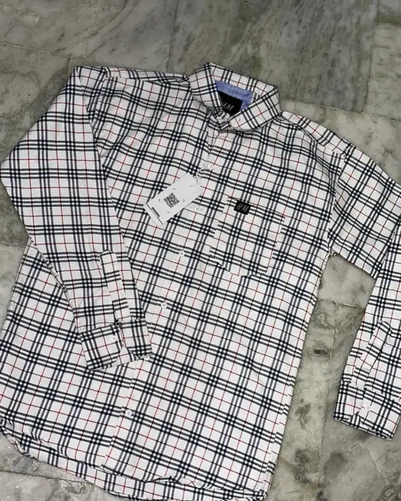Men's cotton check shirt uploaded by business on 5/19/2023