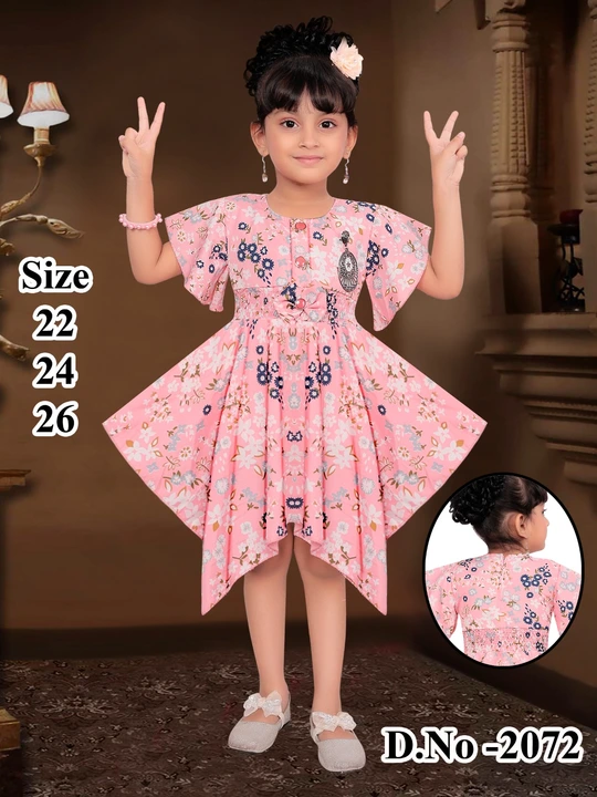 Size 22 24  26  frock  uploaded by Rr fashion on 5/26/2024