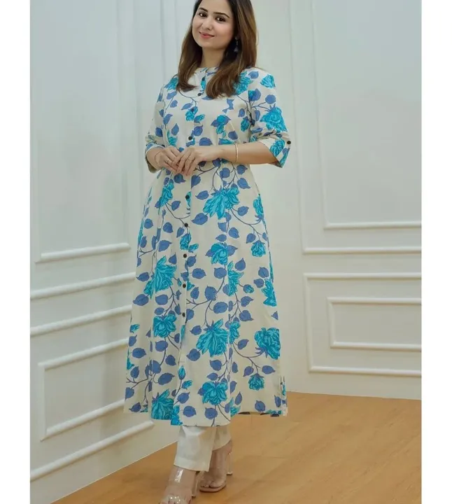 💃💃 *New Launched* 

🌸Amazing Floral Prints in Summer.

Beautiful Floral A-line Princess Cut Style uploaded by Mahipal Singh on 5/19/2023
