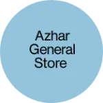 Business logo of Azhar general Store